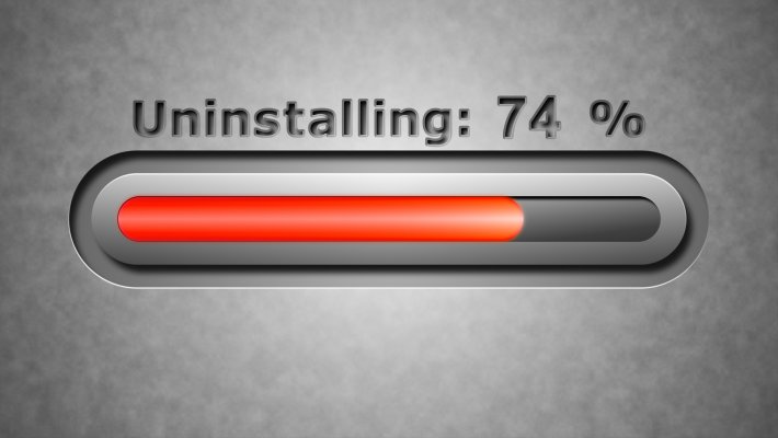 restoro system optimizers uninstall bar 74%